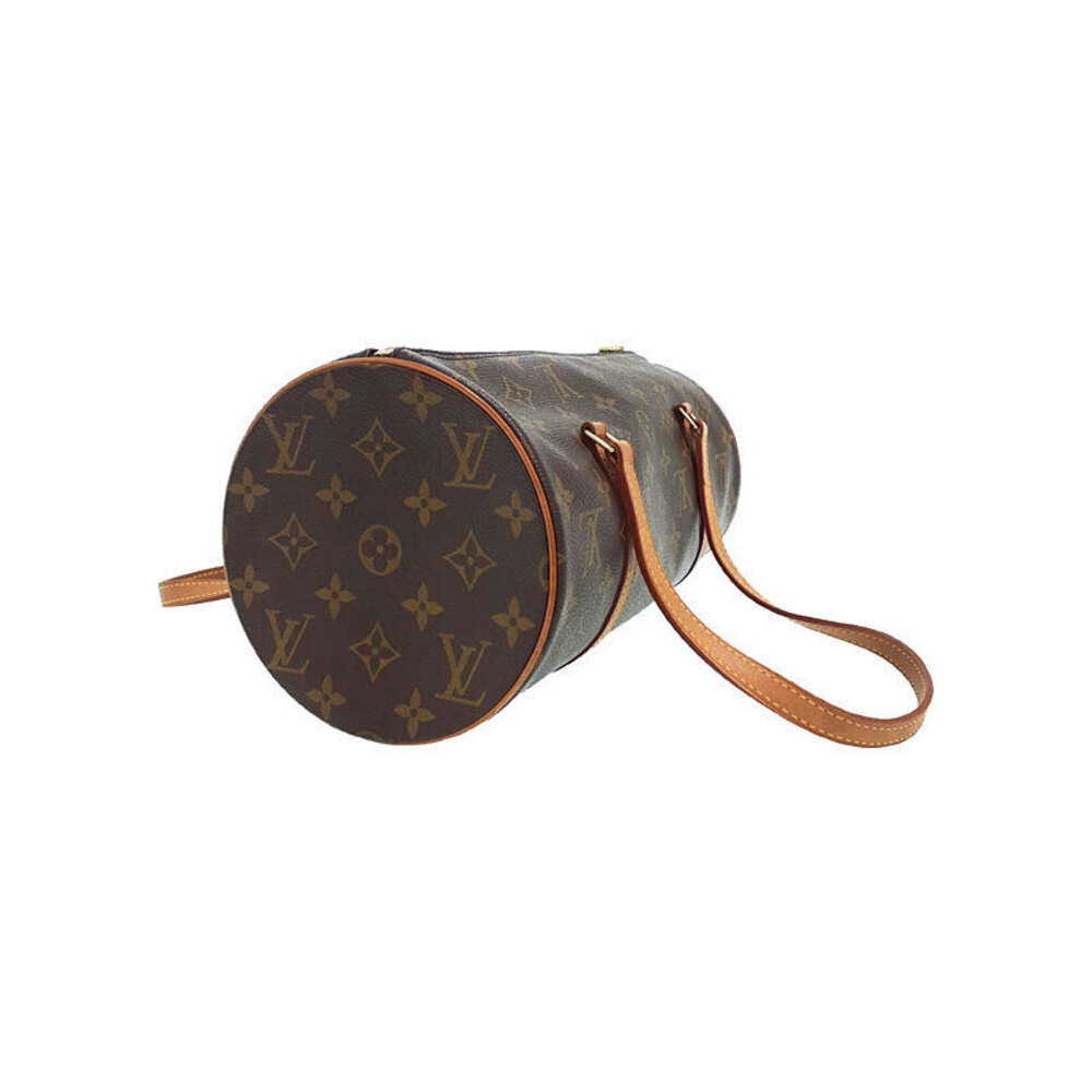 Louis Vuitton Brown Monogram Leather Bag Papillon Shoulder